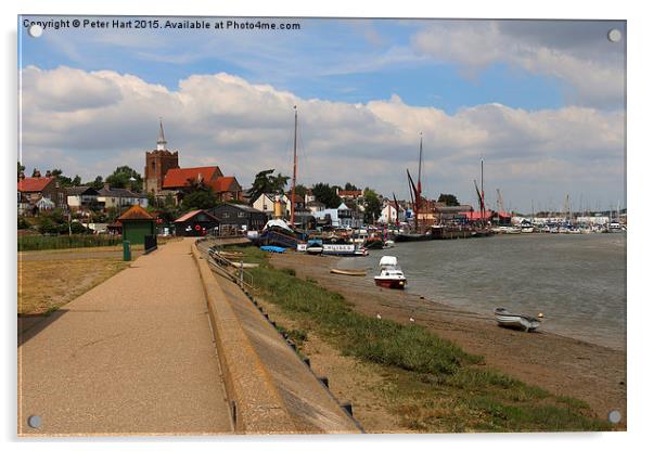  View of Maldon and Saint Mary The Virgin  Acrylic by Peter Hart