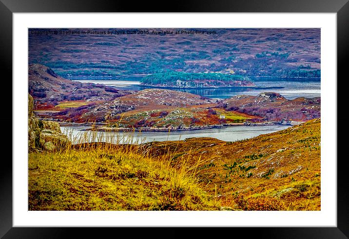 Loch Shieldaig in the Torridons Framed Mounted Print by Tylie Duff Photo Art