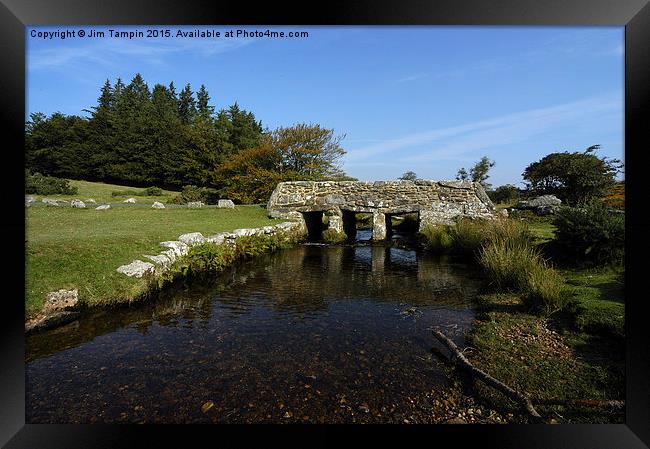 JST3069 The Old Stone Bridge Framed Print by Jim Tampin