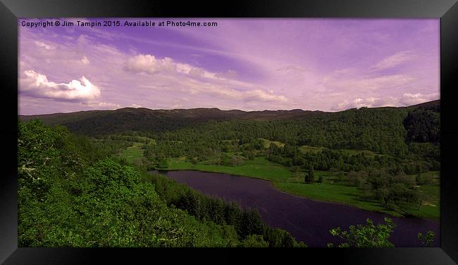 JST3053 Queens View, Loch Tummel Framed Print by Jim Tampin