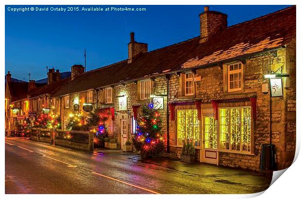  Main Street, Castleton, Derbyshire Print by David Oxtaby  ARPS