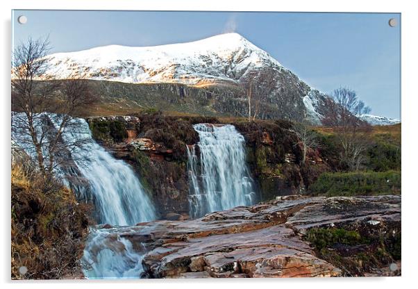 Highland Waterfall Ardessie Acrylic by Aaron Casey
