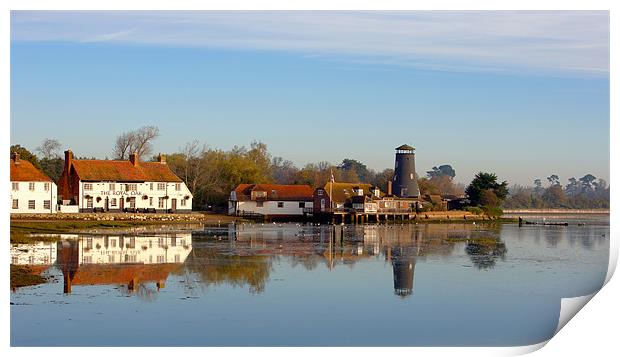 Langstone Mill and The Royal Oak Public House Print by Sharpimage NET