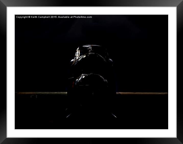  Canadian Lancaster C-GVRA head-on Framed Mounted Print by Keith Campbell