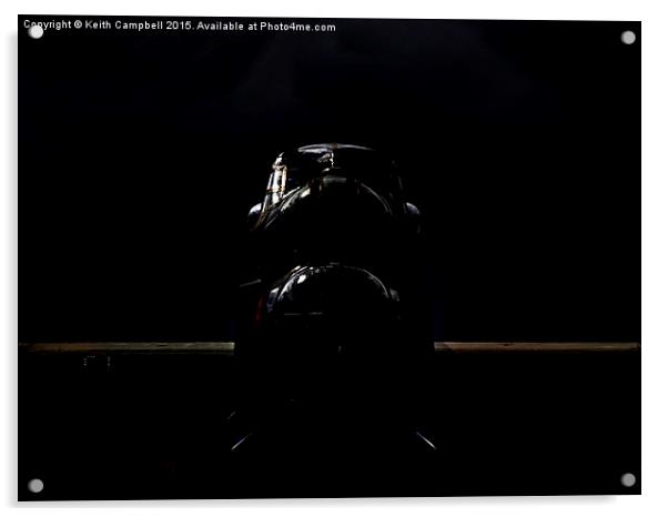  Canadian Lancaster C-GVRA head-on Acrylic by Keith Campbell