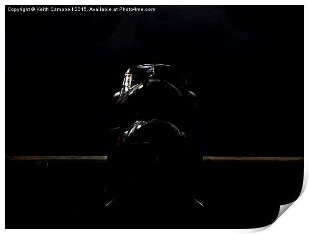  Canadian Lancaster C-GVRA head-on Print by Keith Campbell