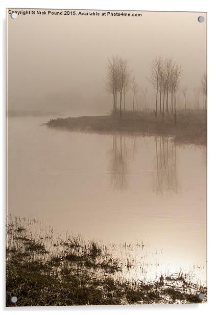 Misty Morning on the River  Acrylic by Nick Pound