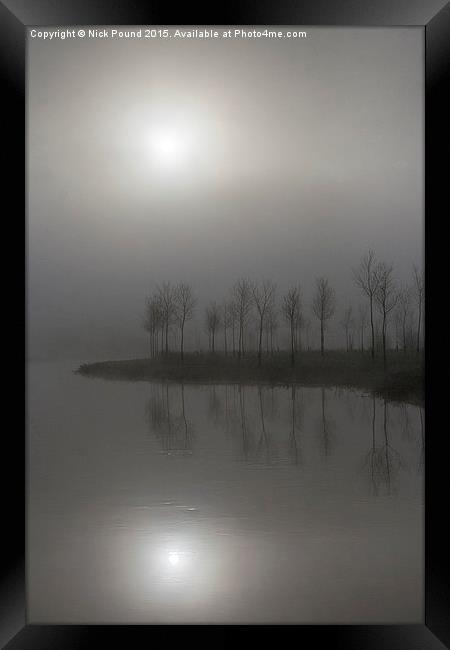 Misty Morning on the River Framed Print by Nick Pound