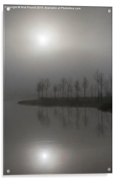 Misty Morning on the River Acrylic by Nick Pound