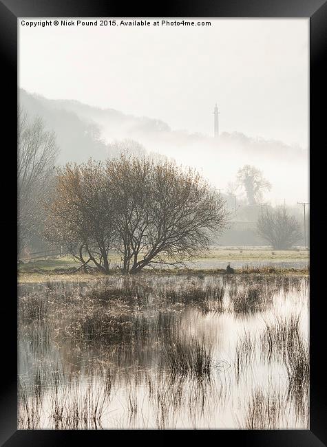  The Burton-Pynsent Monument Framed Print by Nick Pound