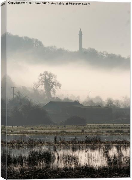  The Burton-Pynsent Monument Canvas Print by Nick Pound