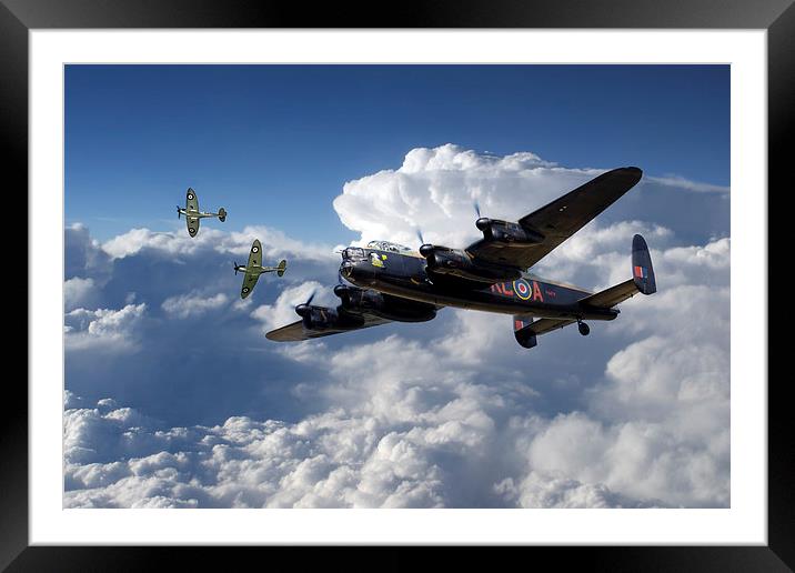 RAF Fly Boys  Framed Mounted Print by J Biggadike