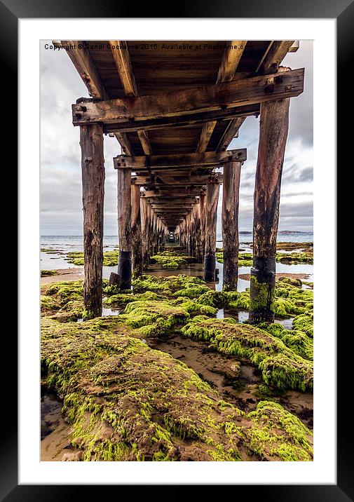  Infinity Pier, and beyond Framed Mounted Print by Sandi-Cockayne ADPS
