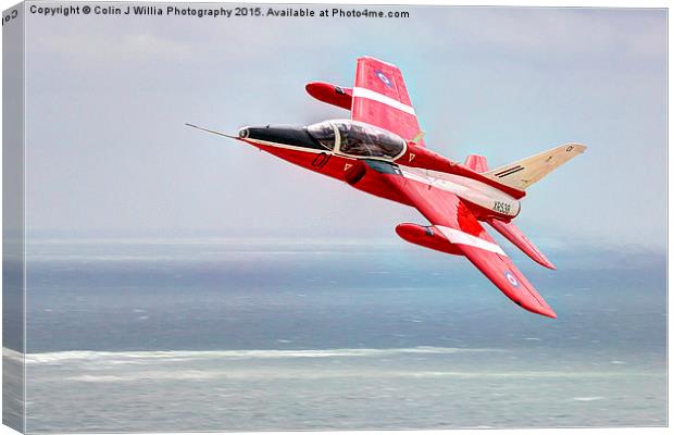  The Red Gnat Display Team Canvas Print by Colin Williams Photography