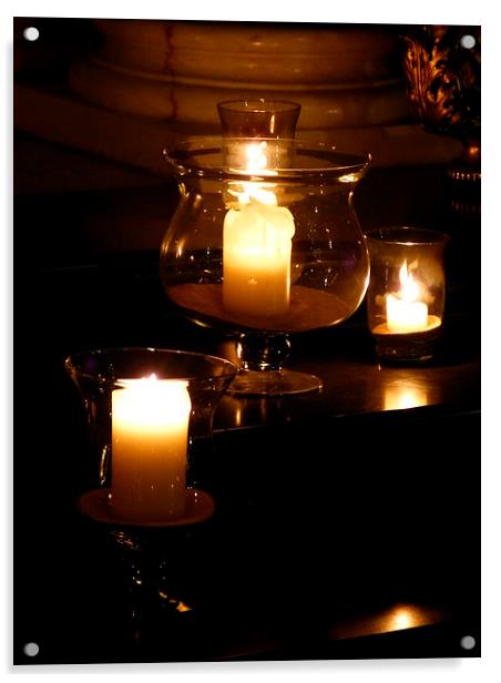  Candlelight Acrylic by Darren and Amanda Leetham