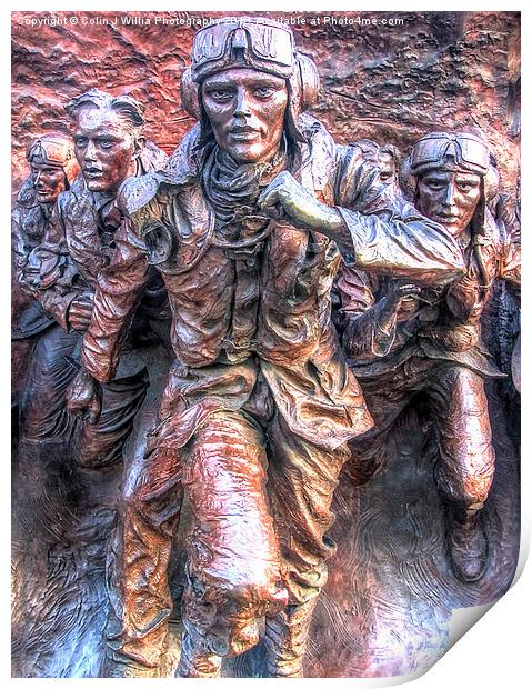  Battle Of Britain Monument 3 - The Embankment Print by Colin Williams Photography