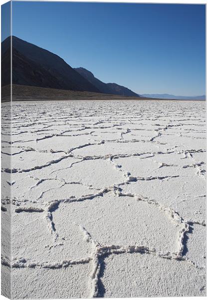 Badwater, Death valley Canvas Print by Sharpimage NET