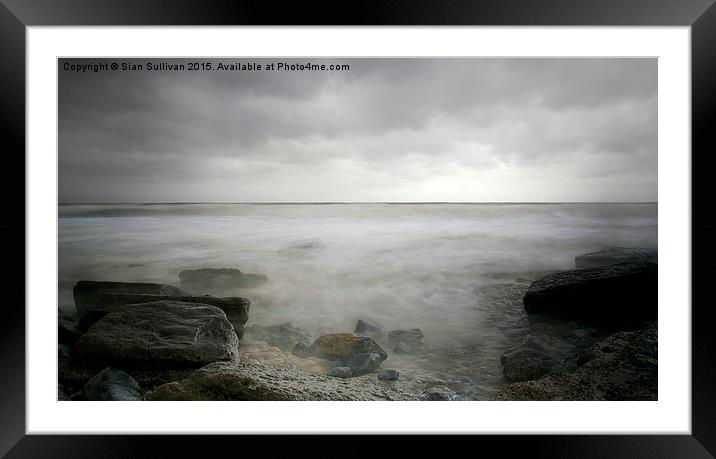  Dunraven Bay Framed Mounted Print by Sian Sullivan