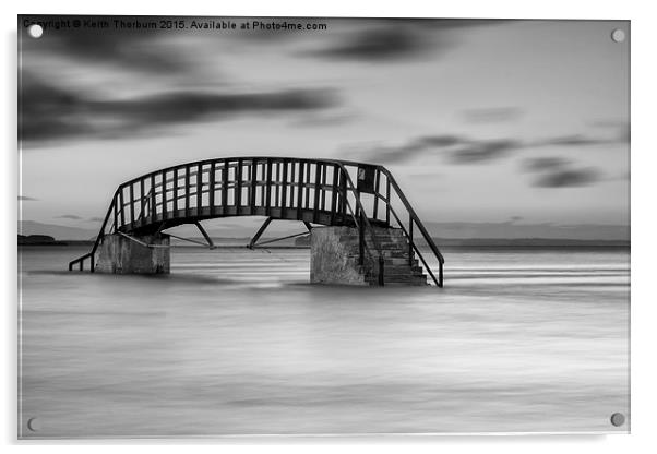 Dunbar Sea Bridge.tif Acrylic by Keith Thorburn EFIAP/b