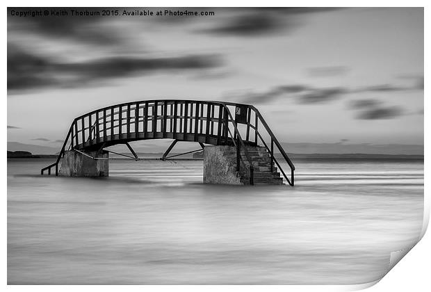 Dunbar Sea Bridge.tif Print by Keith Thorburn EFIAP/b
