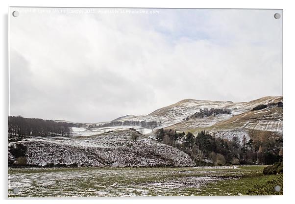  Snowy Pentlands Acrylic by Lynne Morris (Lswpp)