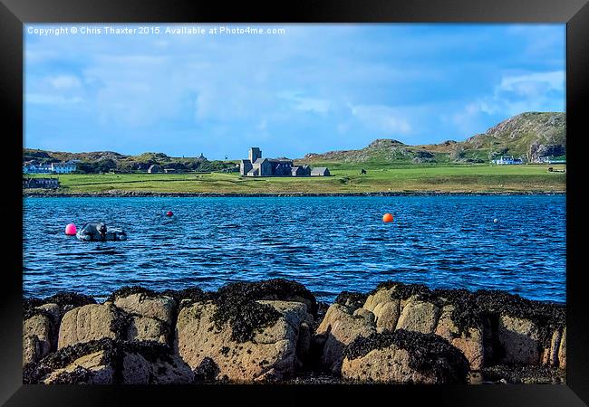  Iona Abbey Isle of Iona Framed Print by Chris Thaxter