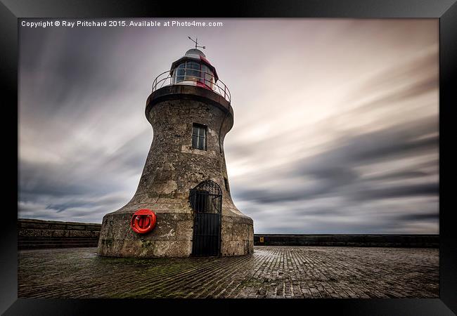  South Shields Lighthouse Framed Print by Ray Pritchard