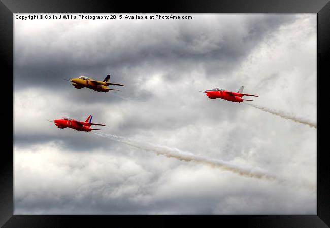   The  Gnat Display Team Framed Print by Colin Williams Photography