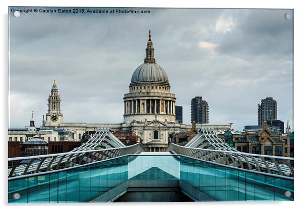  St Paul's Cathedral, London Acrylic by Carolyn Eaton