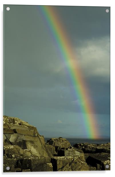 Neis Point, Isle of Sky, Scotland, UK Acrylic by Gabor Pozsgai