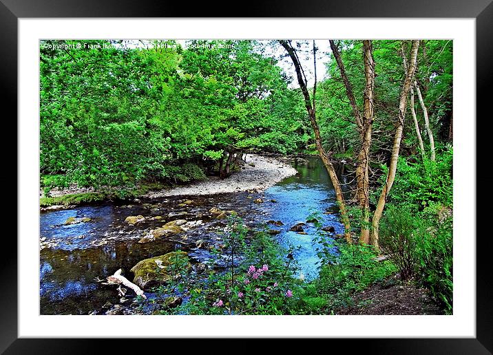  The River Llugwy at Betws-y-Coed Framed Mounted Print by Frank Irwin