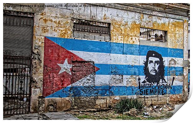  Streets of Havana Print by yvonne & paul carroll