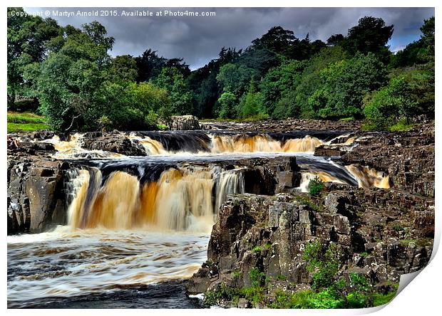 Low Force Waterfall Print by Martyn Arnold