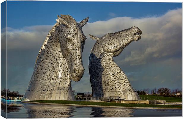  The Kelpies Canvas Print by Sam Smith