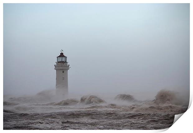 Stormy Seas Print by Colin Askew