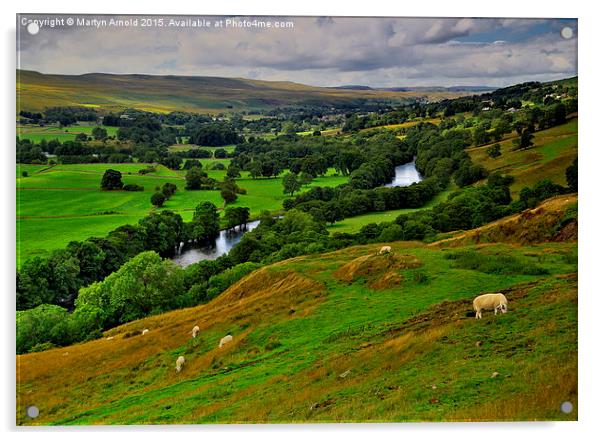  English Dales Landscape Acrylic by Martyn Arnold