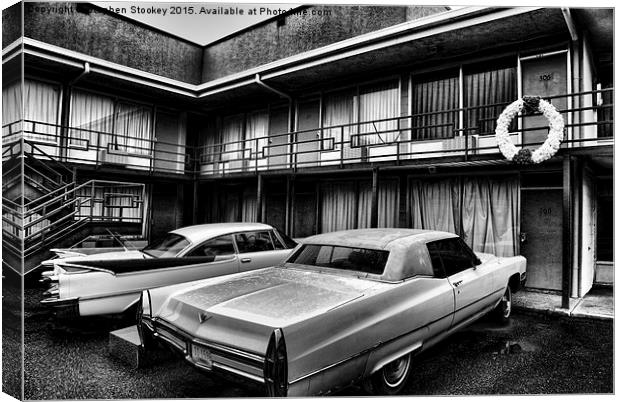  Room 306 at the Lorraine Hotel Canvas Print by Stephen Stookey