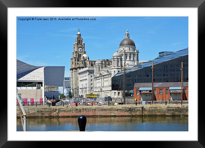 The City of Liverpool Framed Mounted Print by Frank Irwin