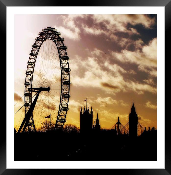  London Landmarks Framed Mounted Print by Scott Anderson