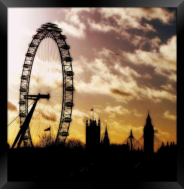  London Landmarks Framed Print by Scott Anderson