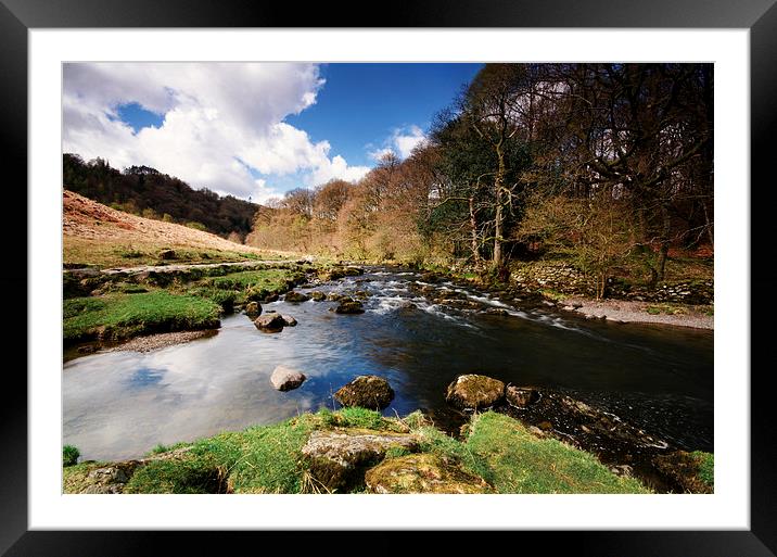  River Rothay Framed Mounted Print by John Hare