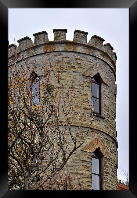 Cornish Turret Framed Print by C.C Photography