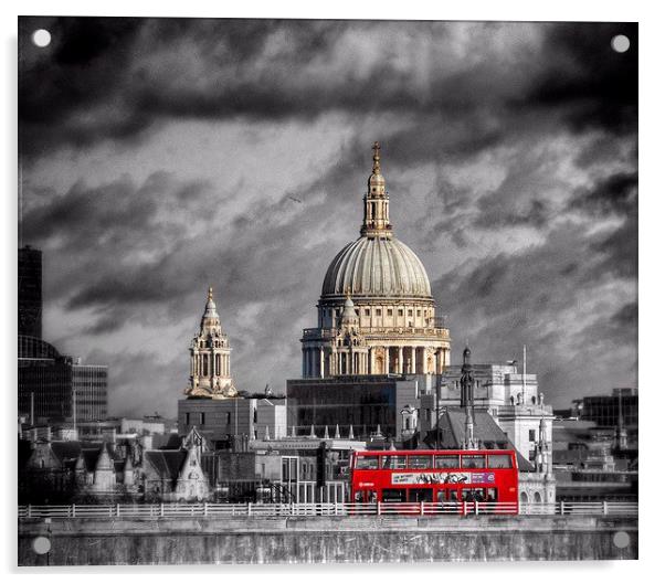  London Icons Acrylic by Scott Anderson