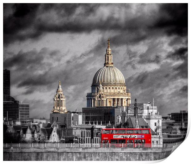 London Icons Print by Scott Anderson