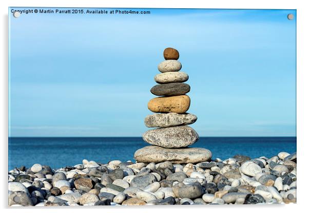 Balanced Stones Acrylic by Martin Parratt