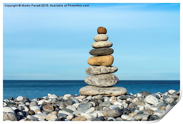 Balanced Stones Print by Martin Parratt