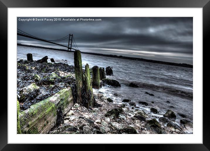 Humber Bridge Framed Mounted Print by David Pacey