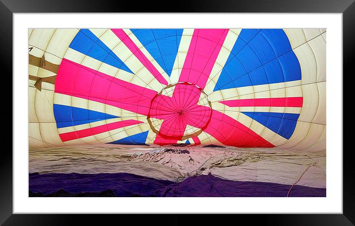  Hot air balloon Framed Mounted Print by Tony Bates