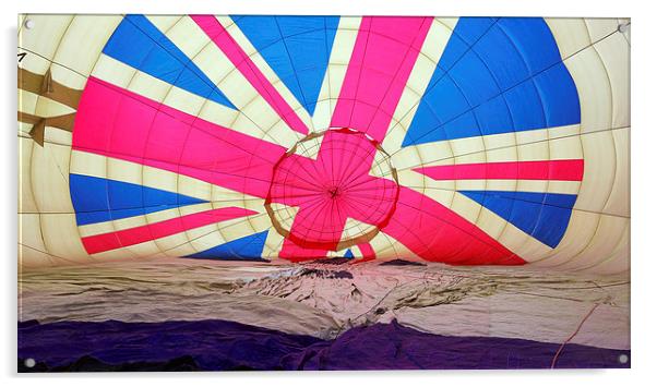  Hot air balloon Acrylic by Tony Bates