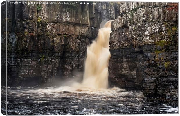  High Force 1 Canvas Print by George Davidson